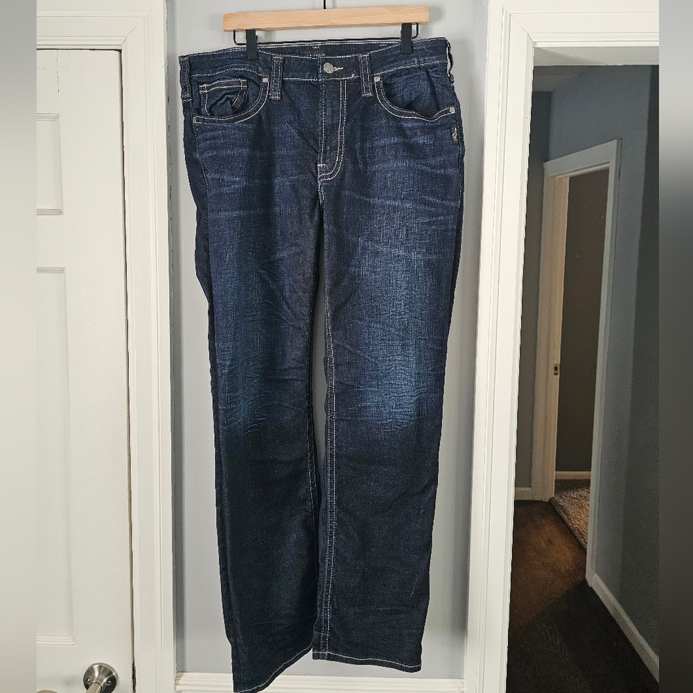 Silver Jeans Men's Bootcut Dark Blue - GRAYSON
